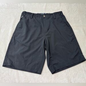 Chaps Size 32 Shorts with elastic at back waist. Pockets include zippered pocket